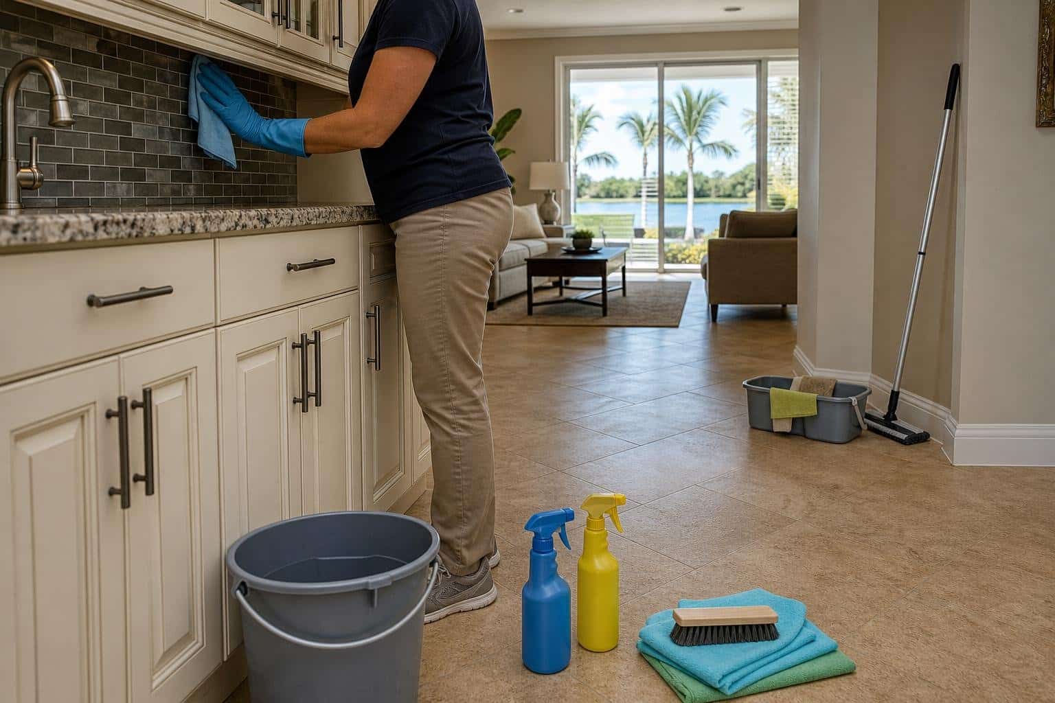 Deep cleaning checklist for a Cape Coral, FL home