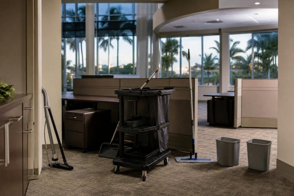 Office cleaning checklist for Cape Coral, FL workplaces